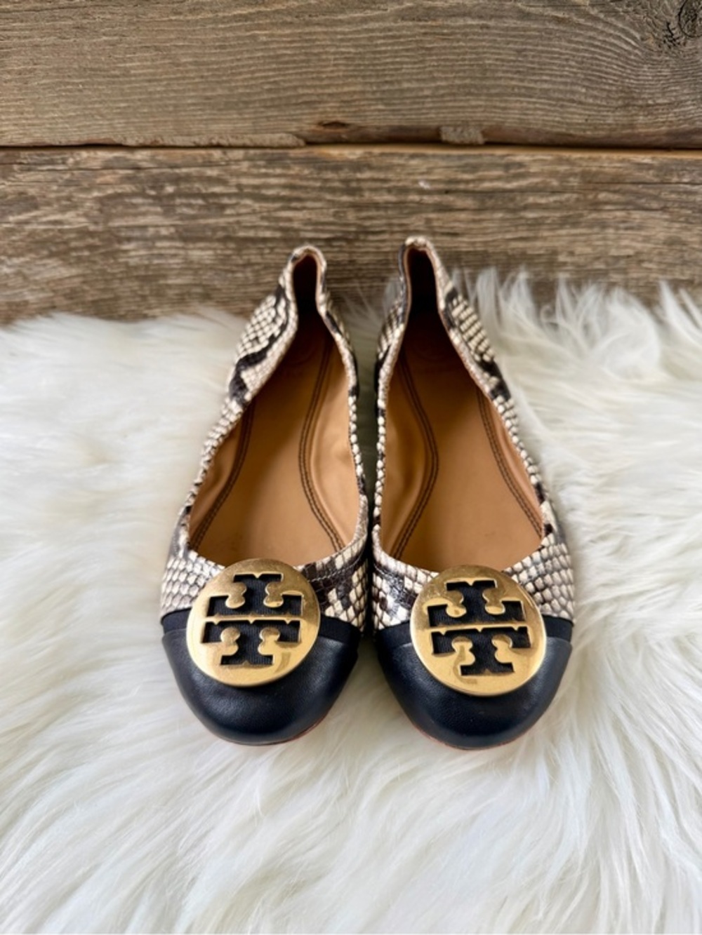 TORY BURCH | Cap Toe Minnie Ballet Flats